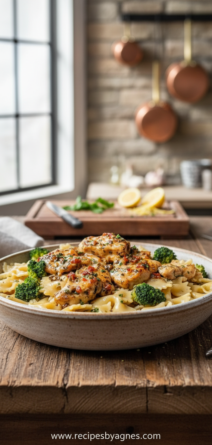 cowboy-butter-lemon-bowtie-chicken-pasta-with-broccoli-for-dinner_feature