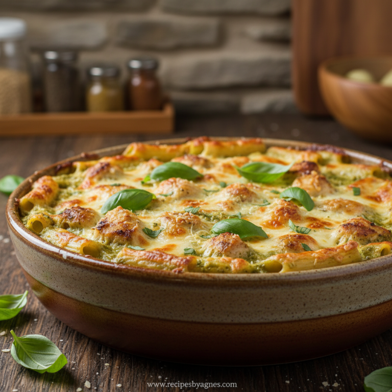 creamy-pesto-chicken-pasta-bake---easy-recipe_feature