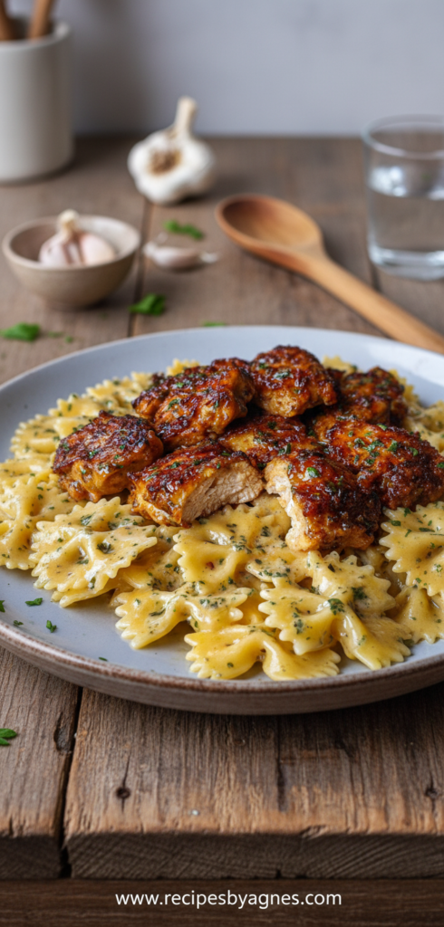 garlic-butter-chicken-bowtie-pasta_feature
