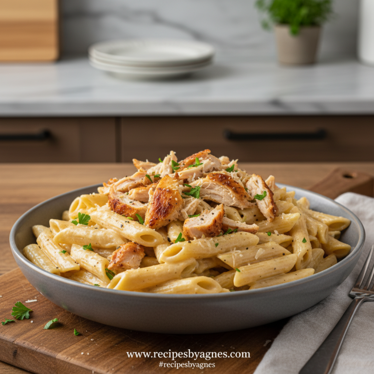 irresistible-creamy-rotisserie-chicken-pasta-recipe_feature