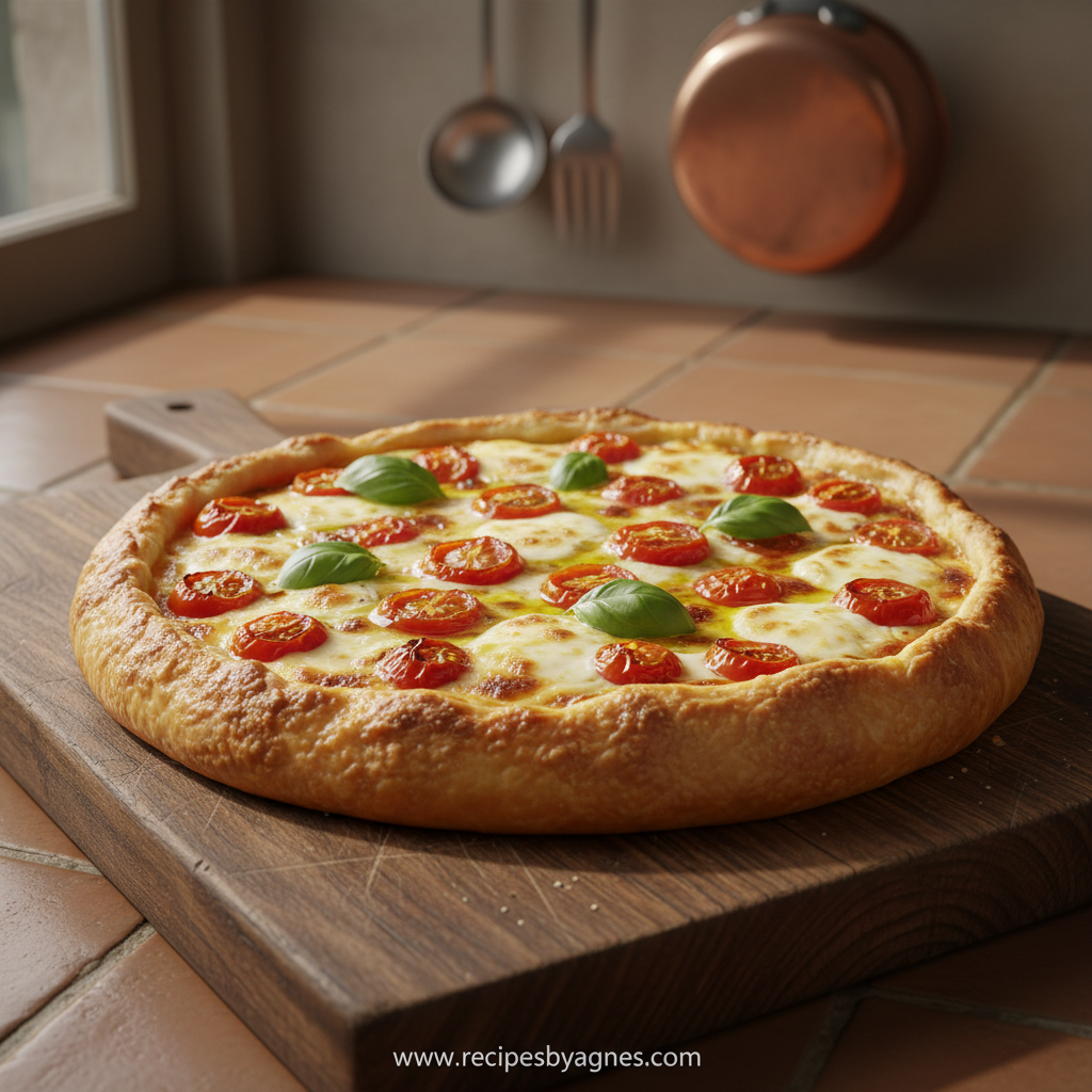 Easy Rustic Tomato Cheese Tart